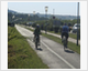 ...8 Kilometer Radfahren quer durch Rust...